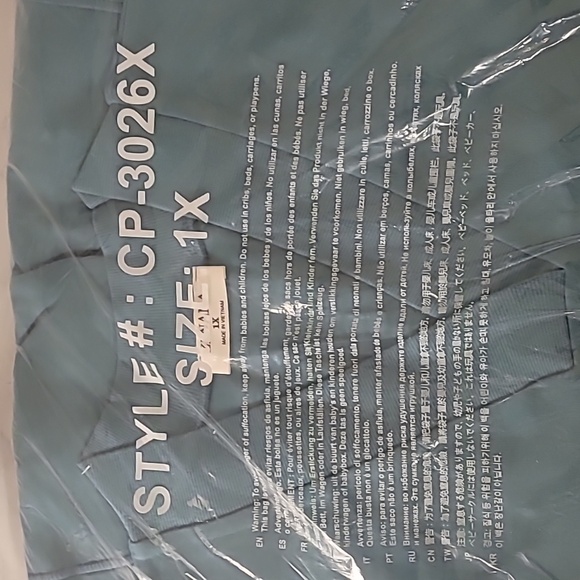 ZENANA SLEEVELESS HAREM JUMPSUIT DUSTY TEAL SIZE 1X - Picture 5 of 7